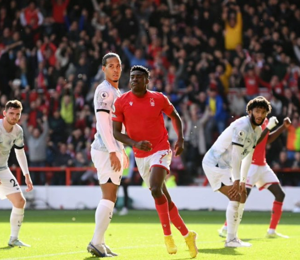 هدف وتحليل مباراة نوتينغهام فورست ضد ليفربول